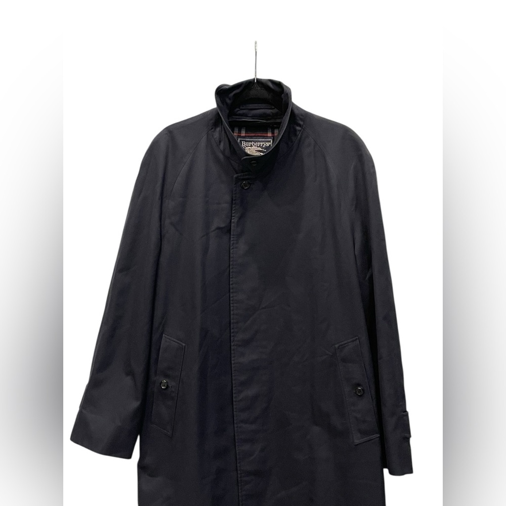 Rare Burberry's Stainless Steel Collar Coat Lining Nova Check 70s Burberry - Picture 4 of 15